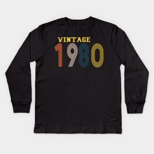 1980 Kids Long Sleeve T-Shirt